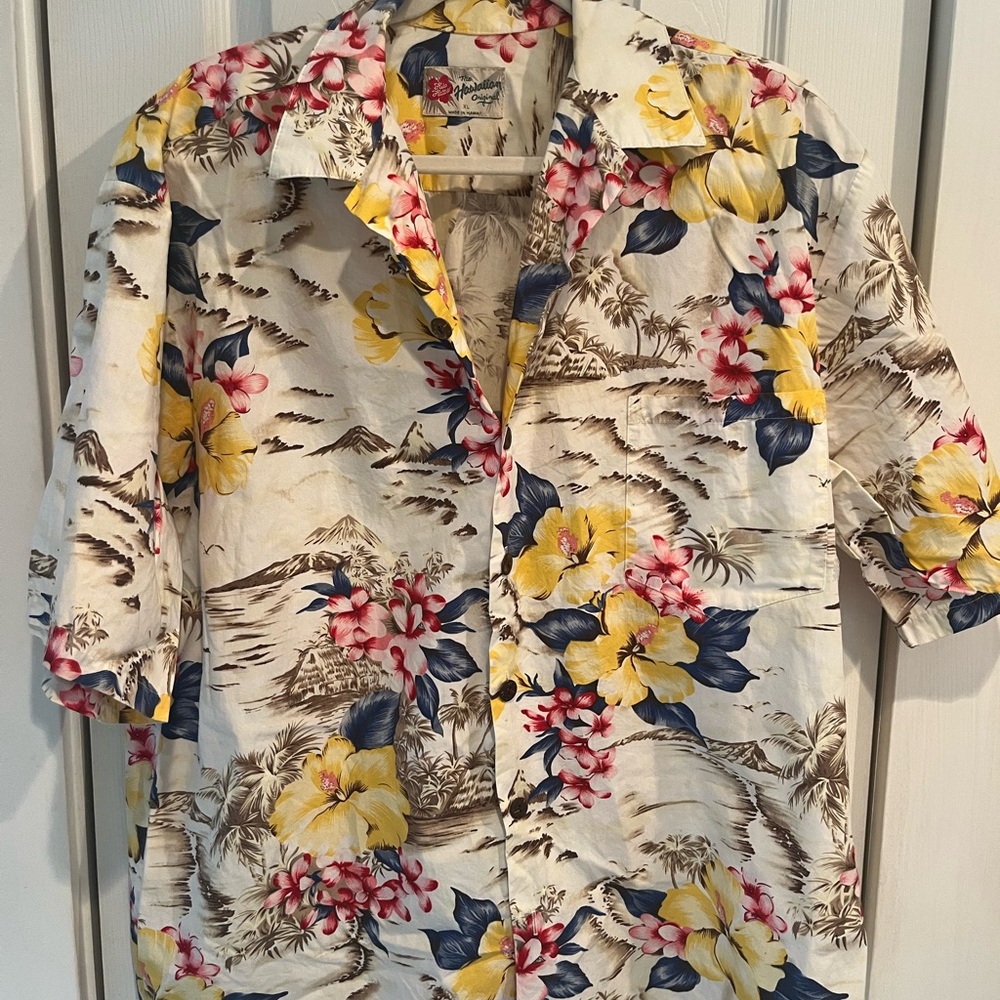 Hawiaan themed shirt The Original Hawiaan Men’s shirt Sz XL
